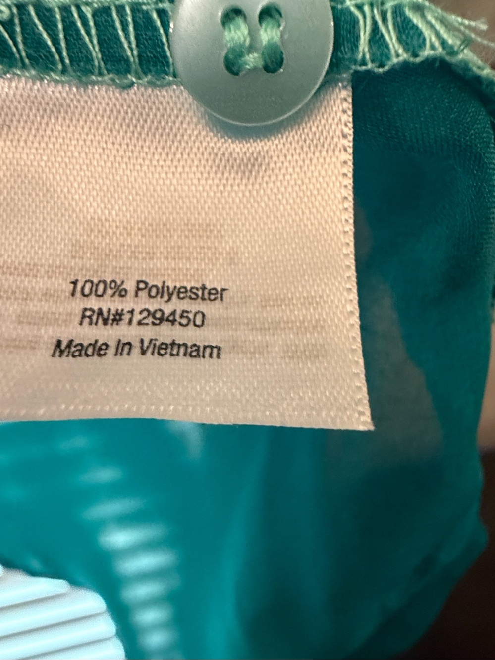 a.n.a Teal Sheer Tie-Neck Peasant Tunic 2X - Picture 10 of 12